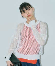 LIENCOEUR | メッシュオーバートップス(ニット/セーター)