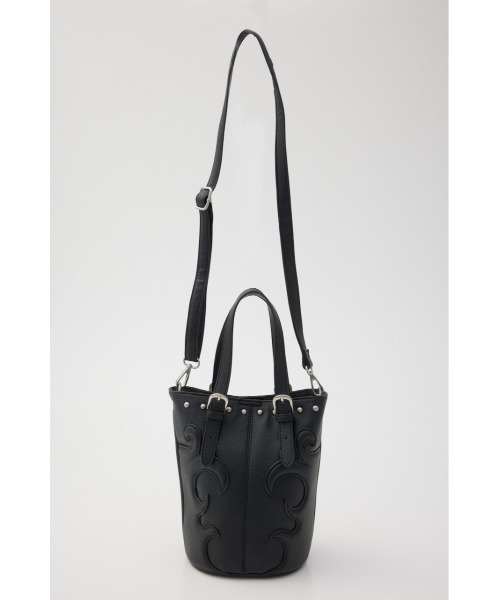 RODEO CROWNS WIDE BOWL（ロデオクラウンズワイドボウル）の「ファイヤーモチーフ バケツバッグ（ショルダーバッグ・レディース・ブラック/ブルー系その他3/レッド・FREE）」の11枚目の写真