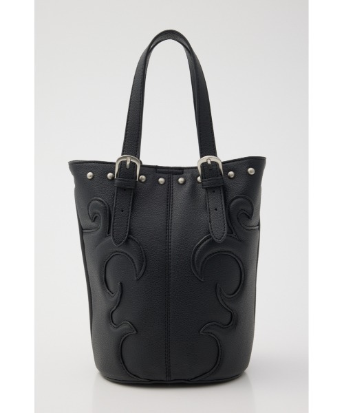 RODEO CROWNS WIDE BOWL（ロデオクラウンズワイドボウル）の「ファイヤーモチーフ バケツバッグ（ショルダーバッグ・レディース・ブラック/ブルー系その他3/レッド・FREE）」の12枚目の写真