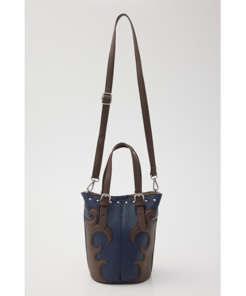 RODEO CROWNS WIDE BOWL（ロデオクラウンズワイドボウル）の「ファイヤーモチーフ バケツバッグ（ショルダーバッグ・レディース・ブラック/ブルー系その他3/レッド・FREE）」の17枚目の写真