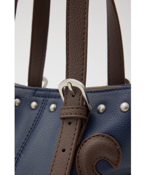 RODEO CROWNS WIDE BOWL（ロデオクラウンズワイドボウル）の「ファイヤーモチーフ バケツバッグ（ショルダーバッグ・レディース・ブラック/ブルー系その他3/レッド・FREE）」の22枚目の写真