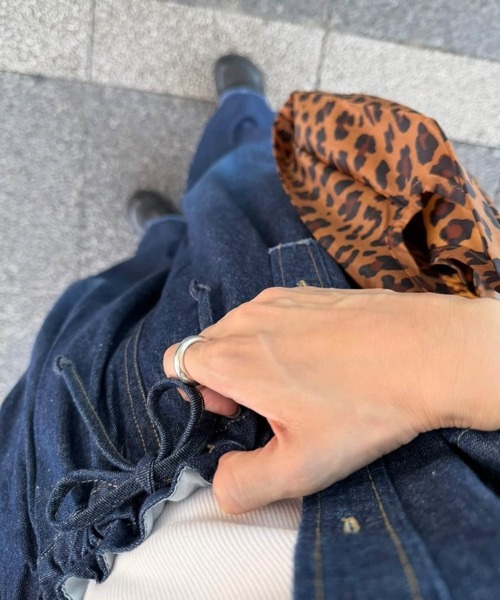notch.(ノッチ)の「【 notch. by KR 】タックボリュームデニムパンツ(デニムパンツ・レディース・ブルー/ネイビー/ダークネイビー・M/TM)」の17枚目の写真
