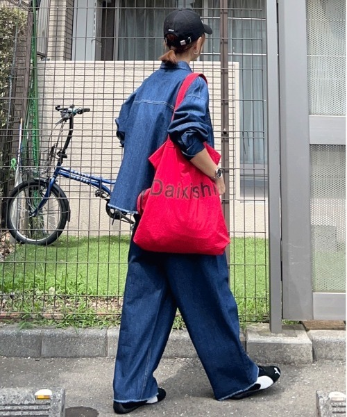 notch.(ノッチ)の「【 notch. by KR 】タックボリュームデニムパンツ(デニムパンツ・レディース・ブルー/ネイビー/ダークネイビー・M/TM)」の16枚目の写真