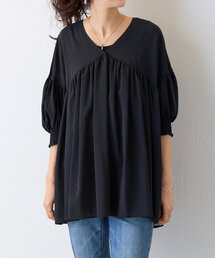 BEARDSLEY | シアーギャザーチュニック(シャツ/ブラウス)