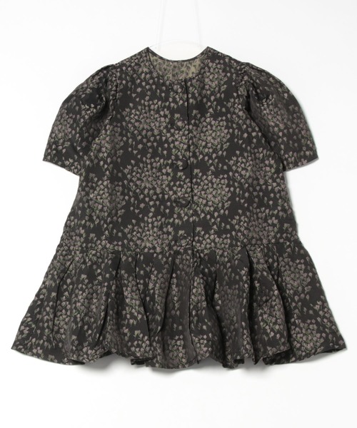 セール】taffeta jacquard blouse jacket（ノーカラージャケット