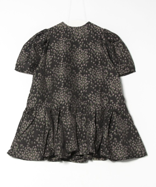 セール】taffeta jacquard blouse jacket（ノーカラージャケット