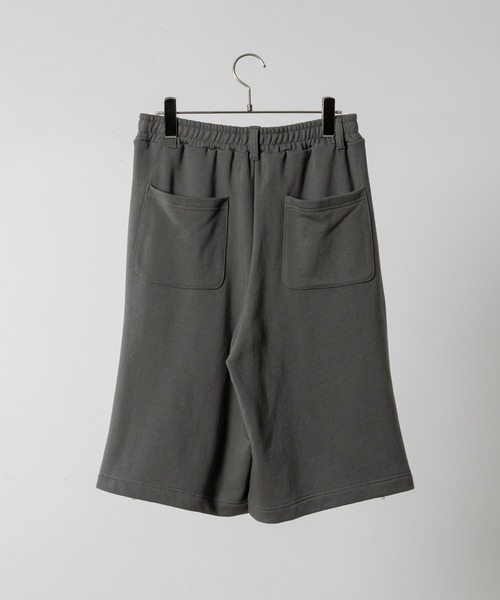 SIDE ZIP SWEAT HALF PANTS/サイドジップスウェットハーフパンツ