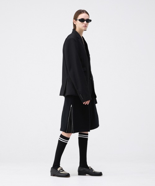 soerte（ソエルテ）の「Side zip sweat half pants / サイドジップスウェットハーフパンツ（その他パンツ・メンズ・ブラウン/グレー/ブラック・1/3/2）」の13枚目の写真