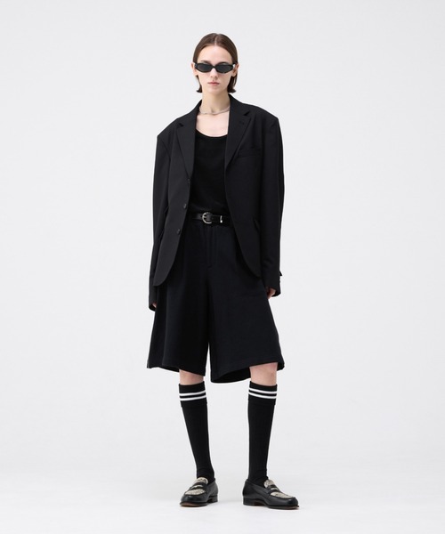 soerte（ソエルテ）の「Side zip sweat half pants / サイドジップスウェットハーフパンツ（その他パンツ・メンズ・ブラウン/グレー/ブラック・1/3/2）」の15枚目の写真