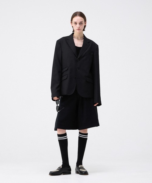 SIDE ZIP SWEAT HALF PANTS/サイドジップスウェットハーフパンツ