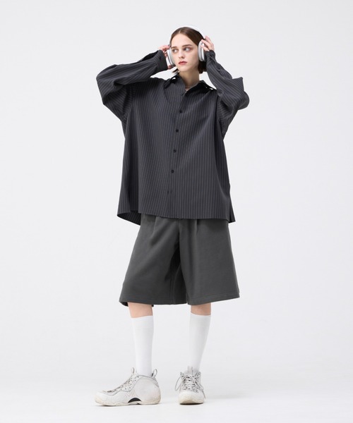 soerte（ソエルテ）の「Side zip sweat half pants / サイドジップスウェットハーフパンツ（その他パンツ・メンズ・ブラウン/グレー/ブラック・1/3/2）」の4枚目の写真