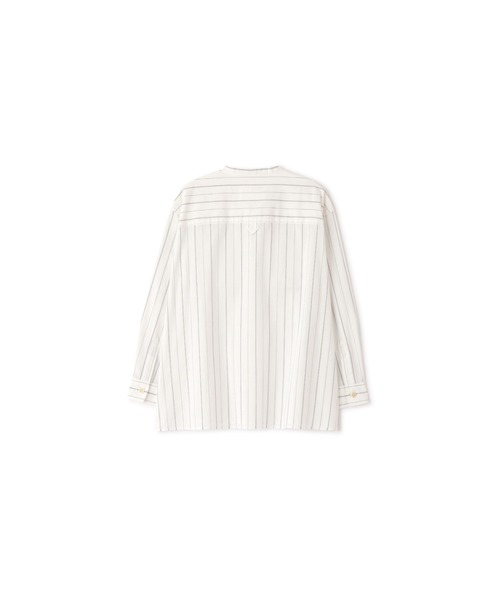 MHL.(エムエイチエル)の「GRAPHIC COTTON STRIPE(シャツ/ブラウス・レディース・ホワイト・1)」の6枚目の写真