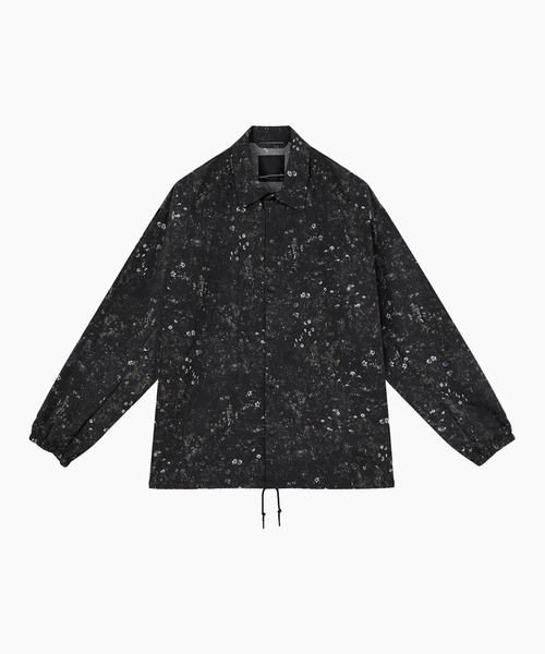 LAD MUSICIAN(ラッドミュージシャン)の「SMALL FLOWER COACH JACKET(ナイロンジャケット・メンズ・ブラック・44/46)」の1枚目の写真