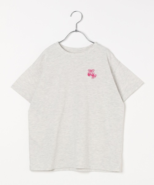 10C REPIPI（ジューシーレピピ）の「【10C REPIPI】チョベリグルーズT（Tシャツ/カットソー・キッズ・サックスブルー/ブラック/ホワイト/グレー/ピンク・130cm/120cm/110cm）」の20枚目の写真