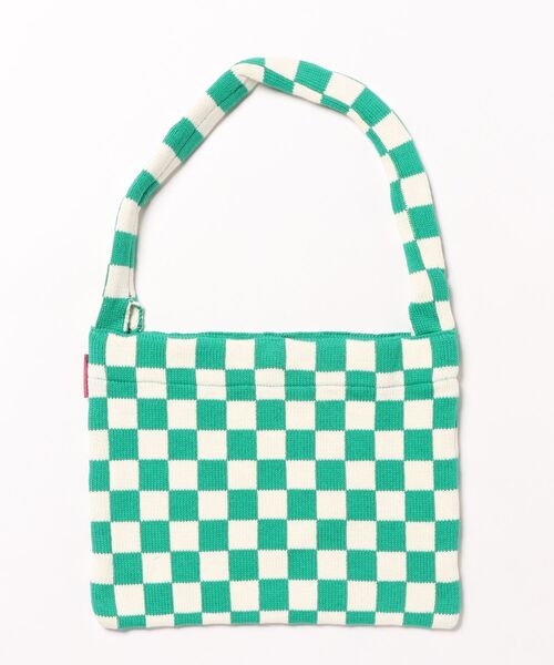 September(セプテンバー)の「《SEPTEMBER(セプテンバー)》knit bag(ショルダーバッグ・レディース・レッド系/グリーン系その他・FREE)」の1枚目の写真