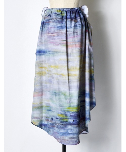 RUMCHE(ラムシェ)の「"SEIUN" Original Paint Ruffle Skirt / "SEIUN" オリジナルペイントラッフルスカート(スカート・レディース・ブルー系その他・FREE)」の4枚目の写真