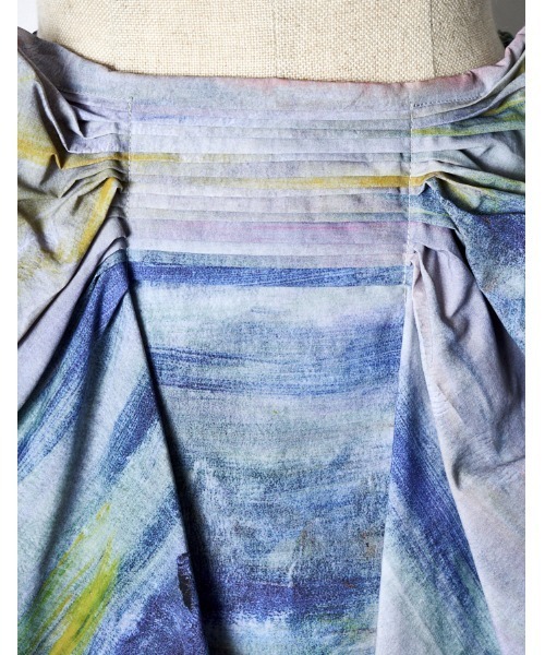 RUMCHE(ラムシェ)の「"SEIUN" Original Paint Ruffle Skirt / "SEIUN" オリジナルペイントラッフルスカート(スカート・レディース・ブルー系その他・FREE)」の6枚目の写真