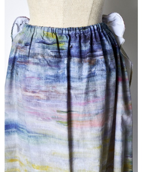 RUMCHE(ラムシェ)の「"SEIUN" Original Paint Ruffle Skirt / "SEIUN" オリジナルペイントラッフルスカート(スカート・レディース・ブルー系その他・FREE)」の7枚目の写真