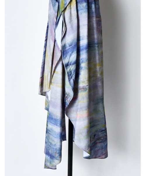 RUMCHE(ラムシェ)の「"SEIUN" Original Paint Ruffle Skirt / "SEIUN" オリジナルペイントラッフルスカート(スカート・レディース・ブルー系その他・FREE)」の9枚目の写真