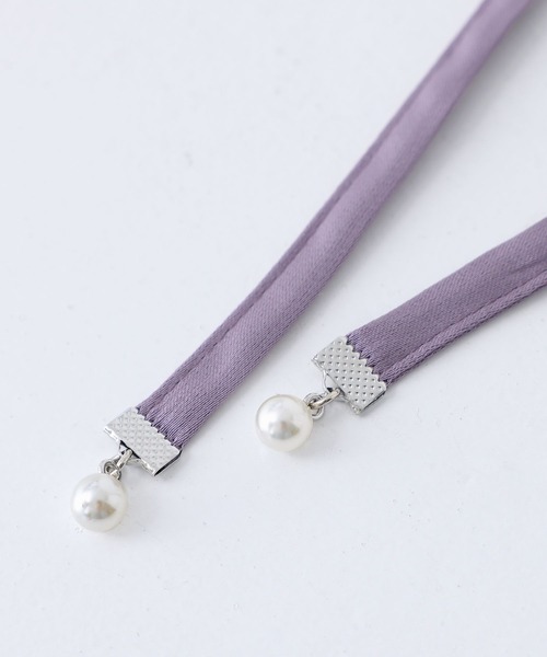 somari imagination(ソマリ イマジネーション)の「『フェイクパールベルト付きサテンカーブパンツ』(その他パンツ・レディース・ラベンダー/ブラック・2/1)」の21枚目の写真