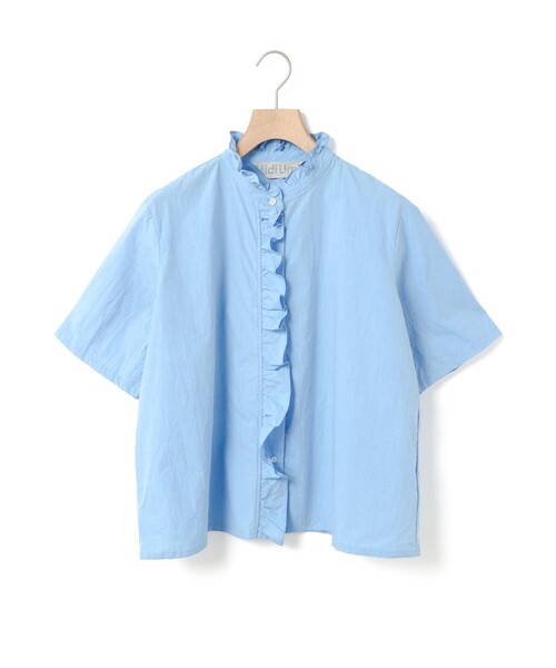 【超美品】Midi Umi ミディウミ　フリルショートハーフスリーブシャツ MidiUmi フリルショートハーフスリーブシャツ｜ MARcourt ONLINE