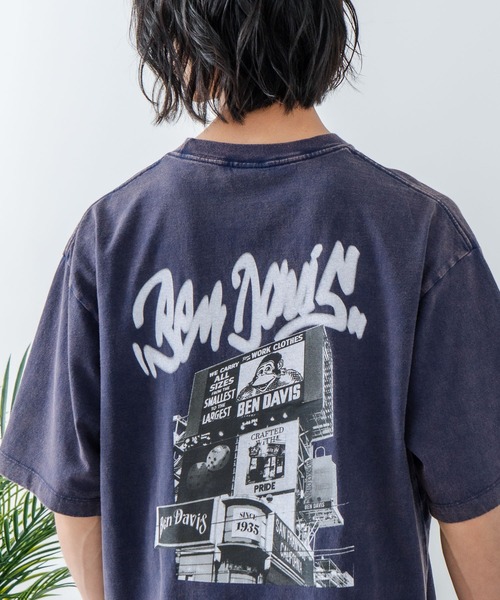 BEN DAVIS(ベンデイビス)の「【BEN DAVIS/ベンデイビス】パウダーブリーチ加工 Tシャツ 半袖 クルーネック オーバーサイズ(Tシャツ/カットソー・メンズ・ブラック系その他2/グリーン系その他/ブルー系その他2/ブラック系その他/ブラック系その他3/ブラウン系その他3/ブラック系その他4・X-LARGE/MEDIUM/LARGE/SMALL)」の7枚目の写真