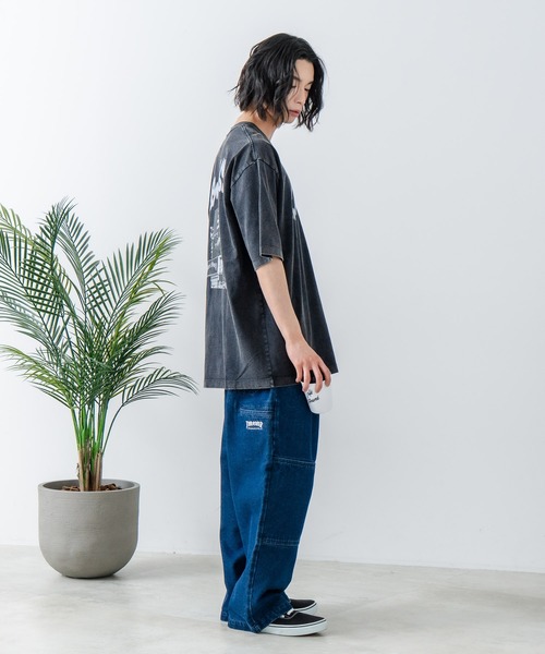 BEN DAVIS(ベンデイビス)の「【BEN DAVIS/ベンデイビス】パウダーブリーチ加工 Tシャツ 半袖 クルーネック オーバーサイズ(Tシャツ/カットソー・メンズ・ブラック系その他2/グリーン系その他/ブルー系その他2/ブラック系その他/ブラック系その他3/ブラウン系その他3/ブラック系その他4・X-LARGE/MEDIUM/LARGE/SMALL)」の20枚目の写真