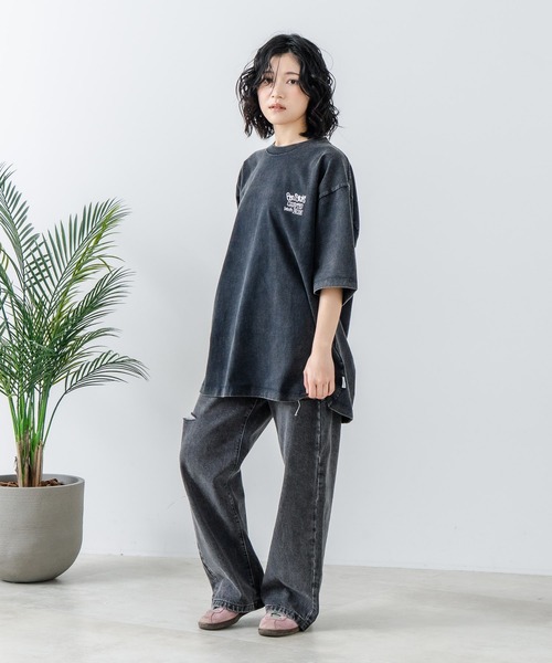BEN DAVIS(ベンデイビス)の「【BEN DAVIS/ベンデイビス】パウダーブリーチ加工 Tシャツ 半袖 クルーネック オーバーサイズ(Tシャツ/カットソー・メンズ・ブラック系その他2/グリーン系その他/ブルー系その他2/ブラック系その他/ブラック系その他3/ブラウン系その他3/ブラック系その他4・X-LARGE/MEDIUM/LARGE/SMALL)」の9枚目の写真