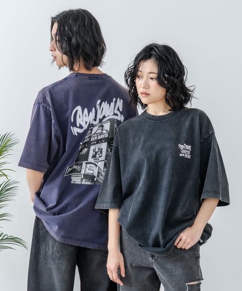 BEN DAVIS(ベンデイビス)の「【BEN DAVIS/ベンデイビス】パウダーブリーチ加工 Tシャツ 半袖 クルーネック オーバーサイズ(Tシャツ/カットソー・メンズ・ブラック系その他2/グリーン系その他/ブルー系その他2/ブラック系その他/ブラック系その他3/ブラウン系その他3/ブラック系その他4・X-LARGE/MEDIUM/LARGE/SMALL)」の15枚目の写真