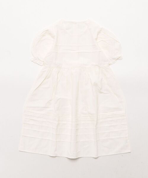 aimoha（アイモハ）の「【aimoha-KIDS-】ボリュームスリーブワンピース (SS)（ワンピース・キッズ・オフホワイト/グリーン・100/110/120/130/140）」の10枚目の写真