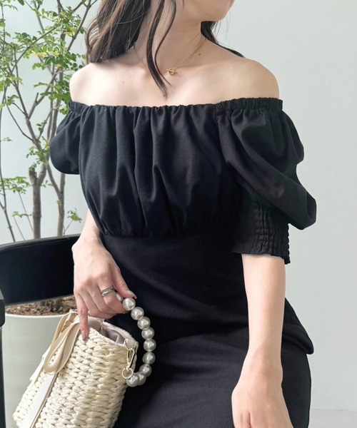 one after another NICE CLAUP（ワンアフターアナザーナイスクラップ）の「バックリボンワンピース/WEB限定アイテム/リバイバル/WEB限定商品（ワンピース・レディース・アイボリー/ブラック/ブラック系その他/ブラウン/ラベンダー・FREE）」の16枚目の写真