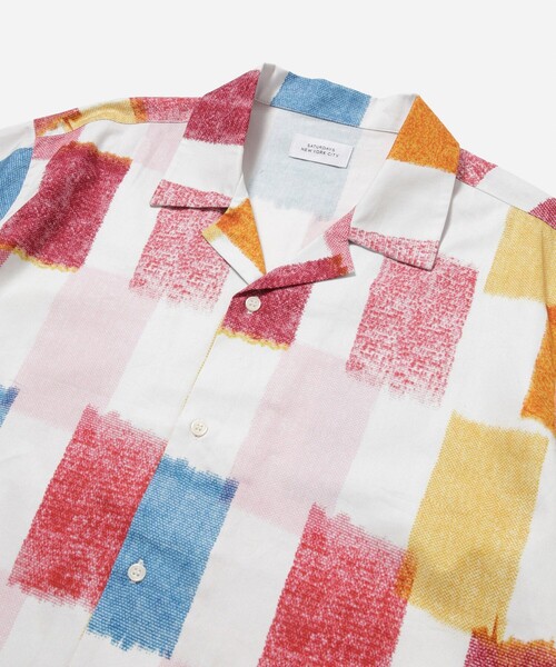 Saturdays NYC(サタデーズ ニューヨークシティ )の「Canty Gingham SS Shirt(シャツ/ブラウス・メンズ・ブルー/ブラック・S/XL/L/M)」の18枚目の写真