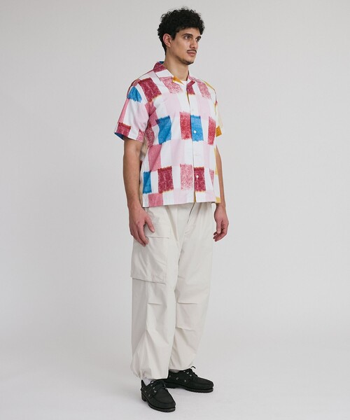 Saturdays NYC(サタデーズ ニューヨークシティ )の「Canty Gingham SS Shirt(シャツ/ブラウス・メンズ・ブルー/ブラック・S/XL/L/M)」の4枚目の写真