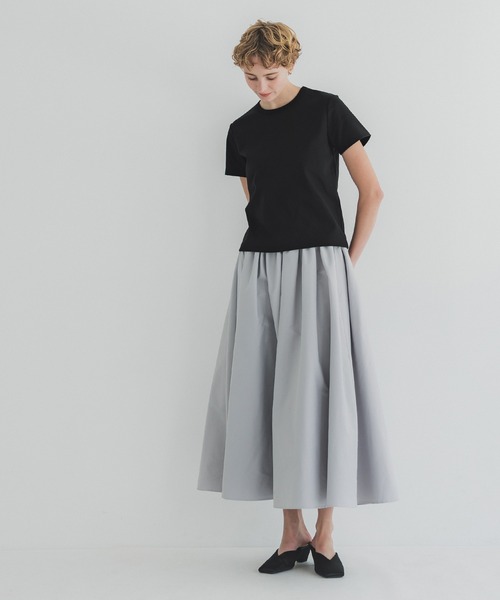 coca（coca）（コカ）の「EASYTECHクルーネックTシャツ（Tシャツ/カットソー・レディース・ライトブルー/ブラック/ライトピンク/ライトベージュ/ホワイト/チャコール・S/M/L）」の12枚目の写真