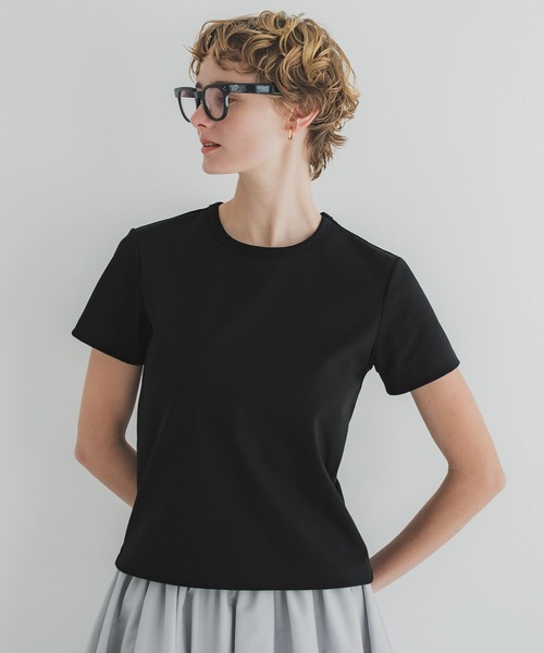 coca（coca）（コカ）の「EASYTECHクルーネックTシャツ（Tシャツ/カットソー・レディース・ライトブルー/ブラック/ライトピンク/ライトベージュ/ホワイト/チャコール・S/M/L）」の14枚目の写真