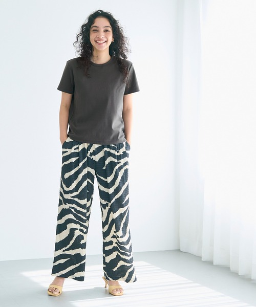 coca（coca）（コカ）の「EASYTECHクルーネックTシャツ（Tシャツ/カットソー・レディース・ライトブルー/ブラック/ライトピンク/ライトベージュ/ホワイト/チャコール・S/M/L）」の20枚目の写真