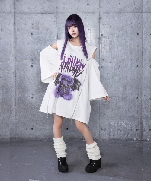 Amilige/アミリージュ　Tシャツ Amilige アミリージュ Tied Bear BIG Tシャツ ホワイト - メルカリ