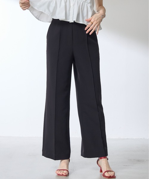 ZOZO限定】ピンタックワイドストレートパンツ（その他パンツ
