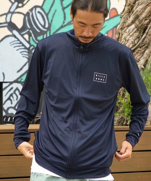 セール】BILLABONG メンズ RASH ZIP THRU ジップラッシュガード