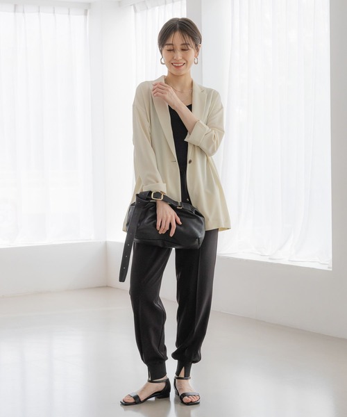 Elura（エルーラ）の「サラサラリラクシージャケット/321604（その他アウター・レディース・オフホワイト/ネイビー/ブラック/ダークブラウン/ホワイト・FREE）」の12枚目の写真