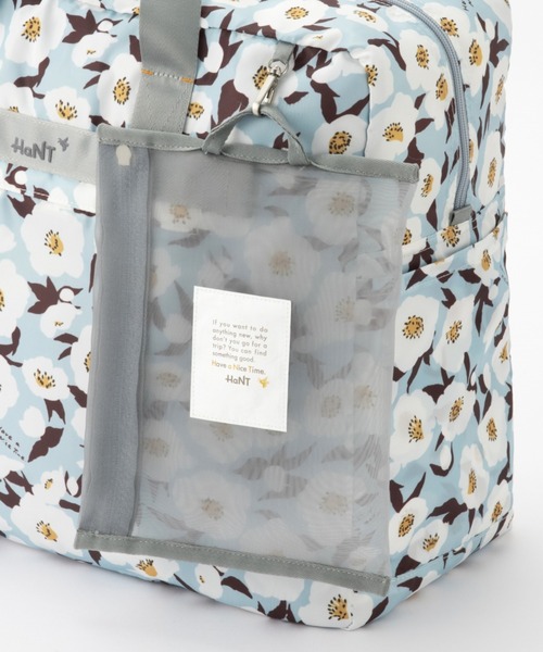 HaNT(ハント)の「折り畳みボストンバッグ トラベルアクセサリー 30L 17721(ボストンバッグ・レディース・パープル系その他/ブルー系/ライトグレー系/グリーン系その他・FREE)」の11枚目の写真
