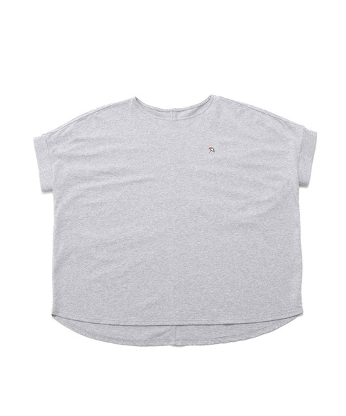 Arnold Palmer（アーノルドパーマー）の「さらラクカットソー ドルマンTシャツ（Tシャツ/カットソー・レディース・杢グレー/チャコールグレー/ホワイト・L/S/M）」の4枚目の写真