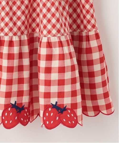 baby cheer（ベイビーチアー）の「いちごワンピース（ワンピース・キッズ・ネイビー/レッド・110cm/100cm/90cm/80ｃｍ/120cm）」の3枚目の写真