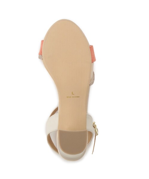 ITS'DEMO(イッツデモ)の「【M・L展開】クリアヒールサンダル(サンダル・レディース・ベージュ/ライトオレンジ系/ブラック・40/38)」の5枚目の写真