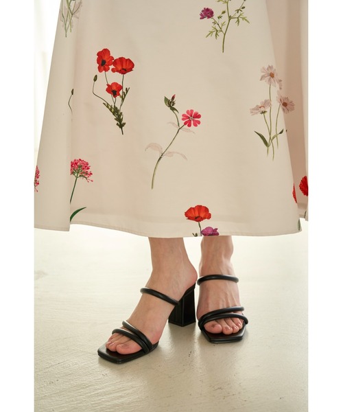 セール】フレアプリントスカート（スカート）｜SNIDEL（スナイデル）の