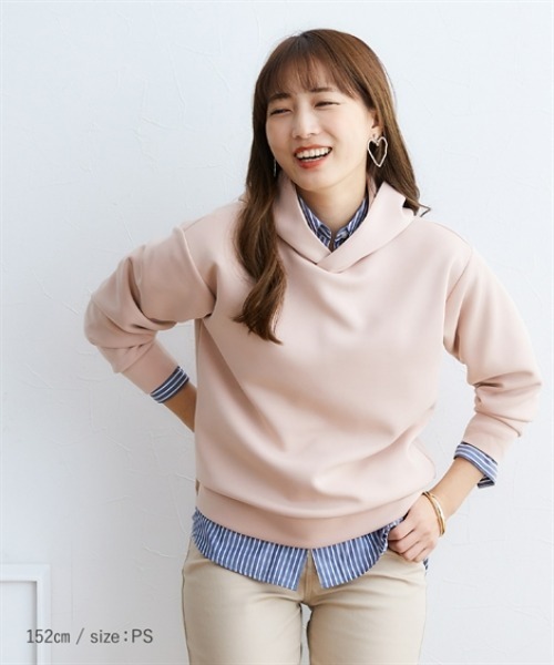 小さいサイズ キレイめパーカー 低身長さん・小柄女性（パーカー