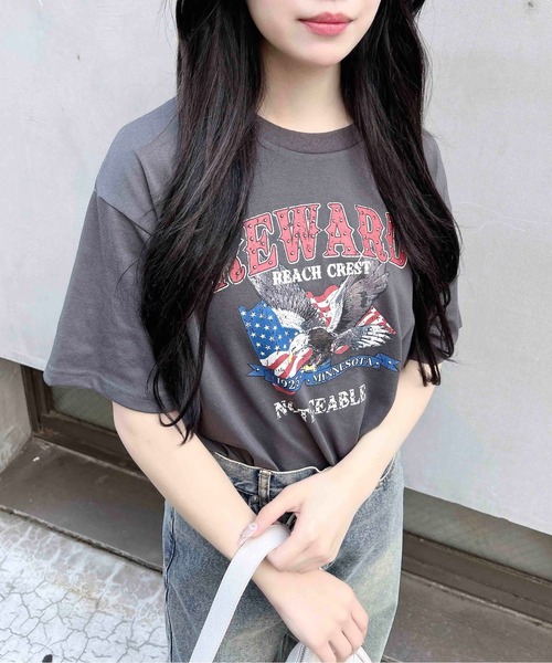 人気！EMPORIO イーグルロゴ コットンTシャツ 新品・最終価格] 16A(16歳) EMPORIO ARMANI / JUNIOR イーグル