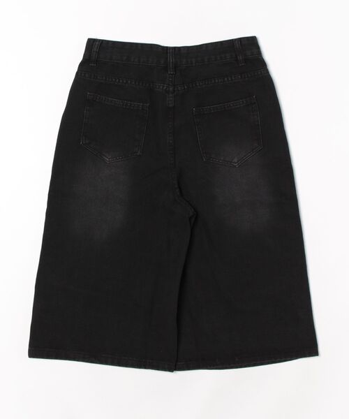 almo(アルモ)の「【LAMPOON】ブラックデニムハーフパンツ(デニムパンツ・レディース・ブラック・SMALL/MEDIUM/LARGE)」の7枚目の写真