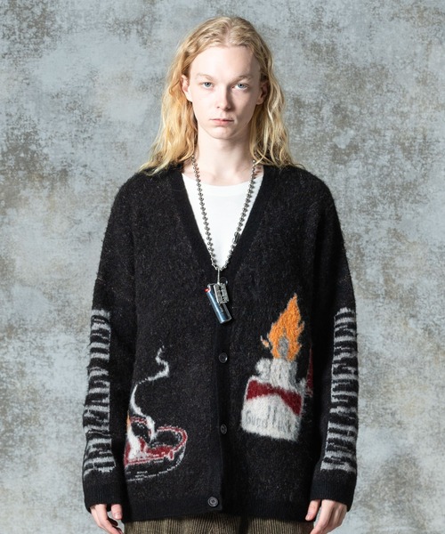 トップス Glamb / Giorno Giovanna cardigan Limited of Men's Size L Cardigan of Giorno Giovanna Jojo's