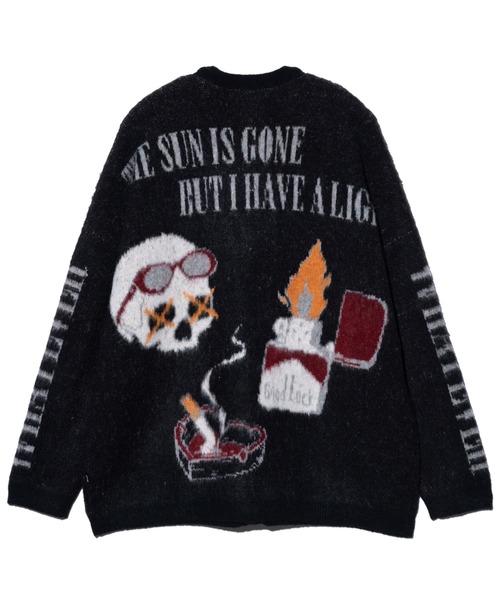 glamb（グラム）の「Lighter Cardigan / ライターカーディガン（カーディガン/ボレロ・メンズ・ブラック/ミント/パープル・S/M/L）」の5枚目の写真